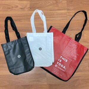 ❤️ Three brand new large lululemon tote bags